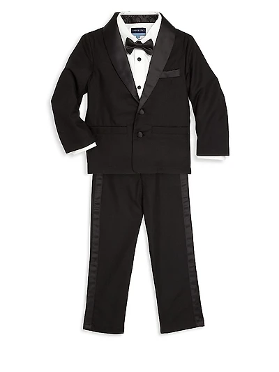 Little Boy's 4-Piece Tuxedo Set