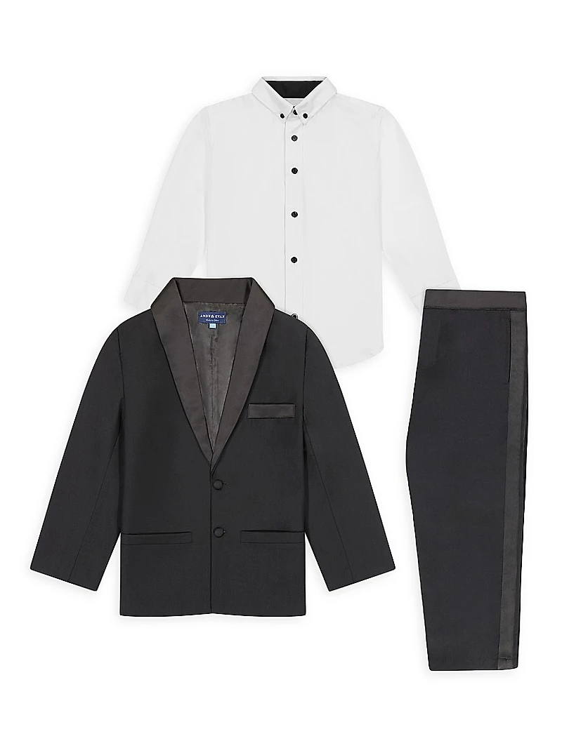 Little Boy's 4-Piece Tuxedo Set