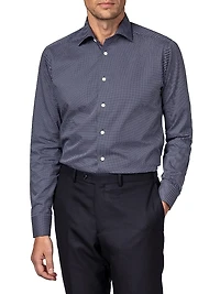 Slim-Fit Signature Polka Dot Dress Shirt