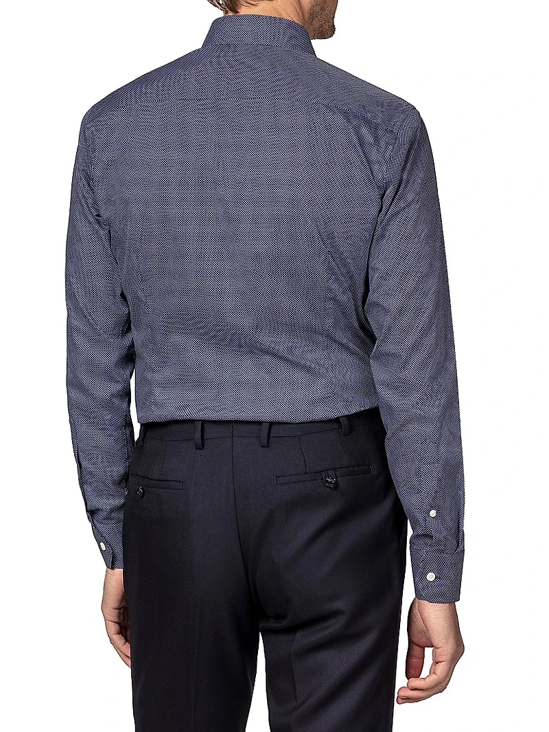 Slim-Fit Signature Polka Dot Dress Shirt