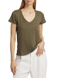 Schoolboy V-Neck Tee