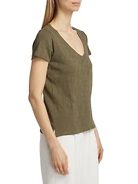 Schoolboy V-Neck Tee