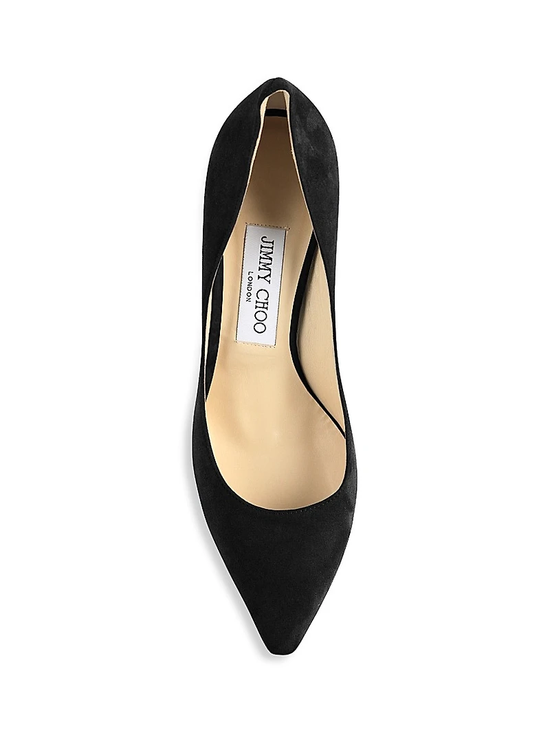 Romy 85MM Suede Pumps