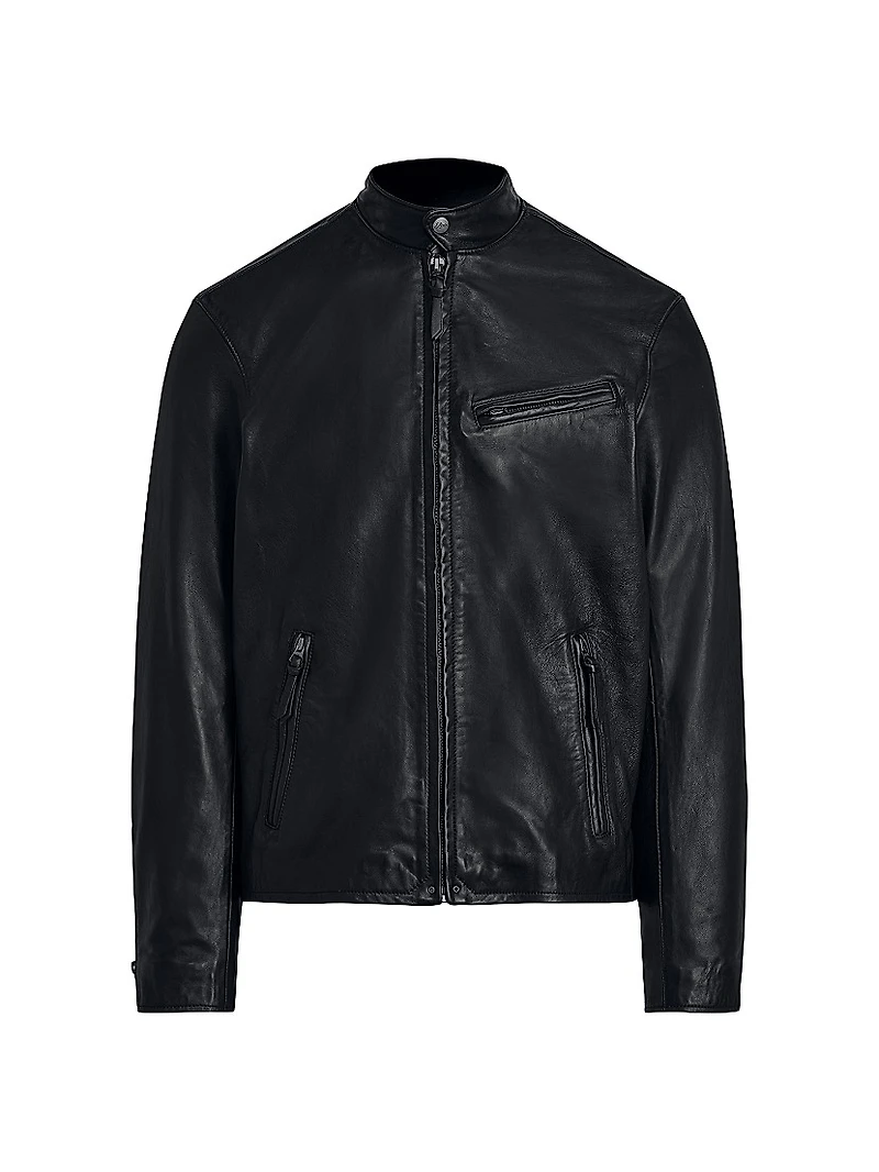 Lambskin Café Racer Jacket