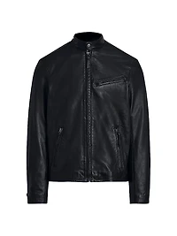 Lambskin Café Racer Jacket