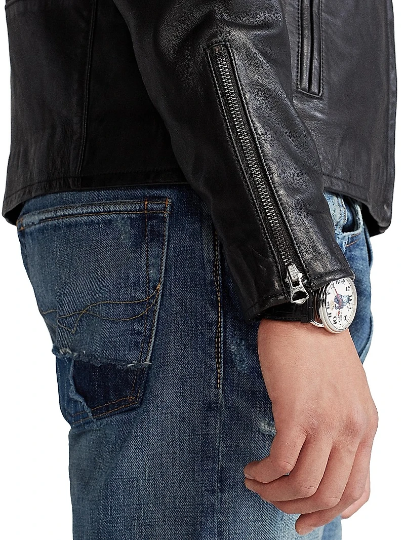 Lambskin Café Racer Jacket