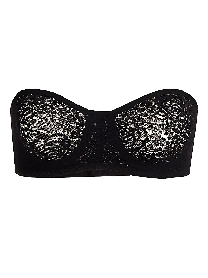 Halo Lace Strapless Bra