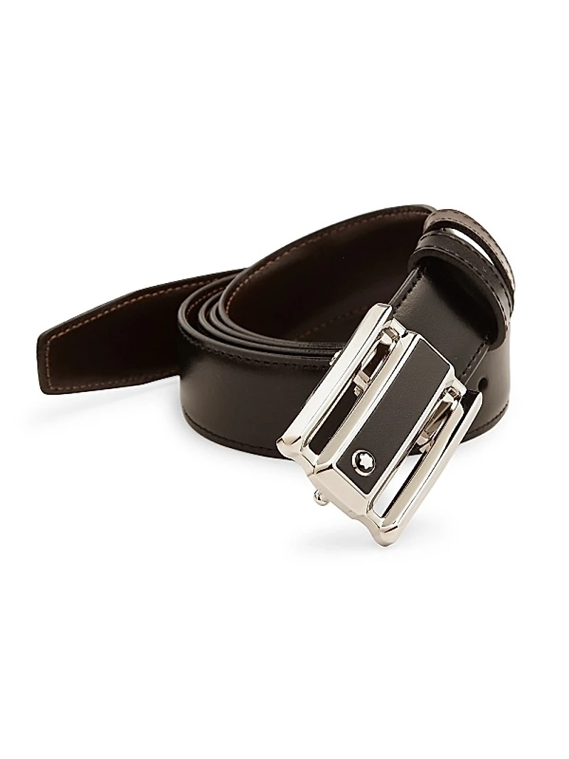 Reversible Cut-to-Size Leather Belt