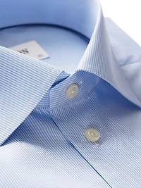 Contemporary-Fit Fine Striped Dress Shirt