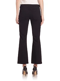 Le Crop Mid-Rise Bootcut Jeans