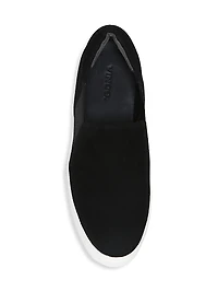 Warren Slip-On Platform Suede Sneakers