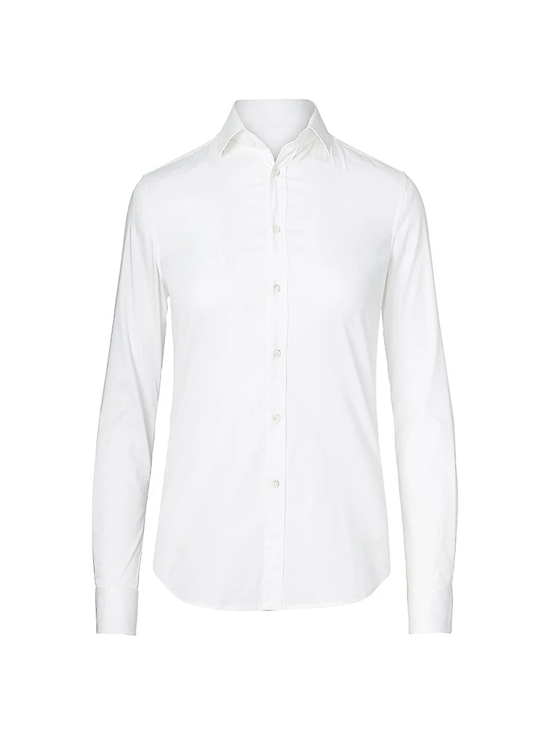 Iconic Style Charmain Stretch Sateen Shirt