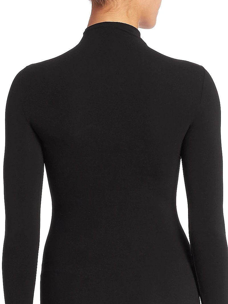 Ballet Mockneck Long-Sleeve Bodysuit