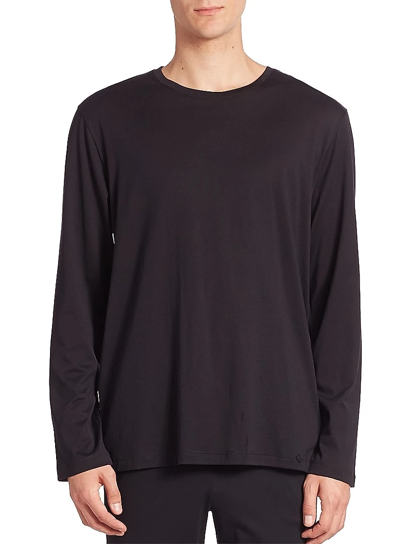 Night And Day Solid Long Sleeve Tee