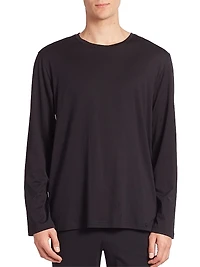 Night And Day Solid Long Sleeve Tee
