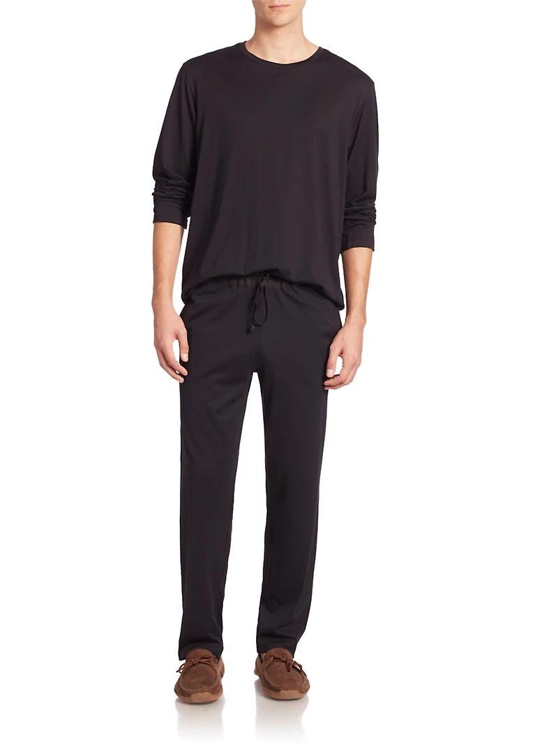 Night And Day Solid Long Sleeve Tee