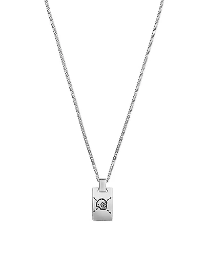 GucciGhost Sterling Silver Necklace