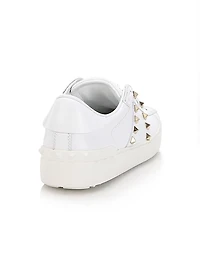 Rockstud Untitled Leather Sneakers