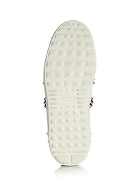 Rockstud Untitled Leather Sneakers