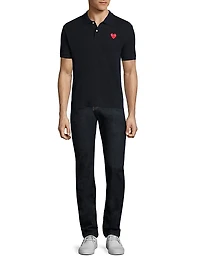 Heart Applique Polo
