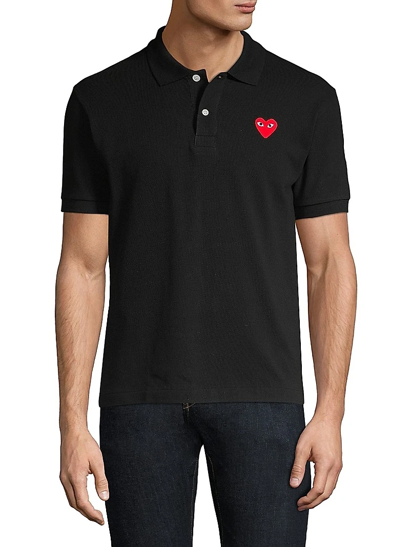Heart Applique Polo