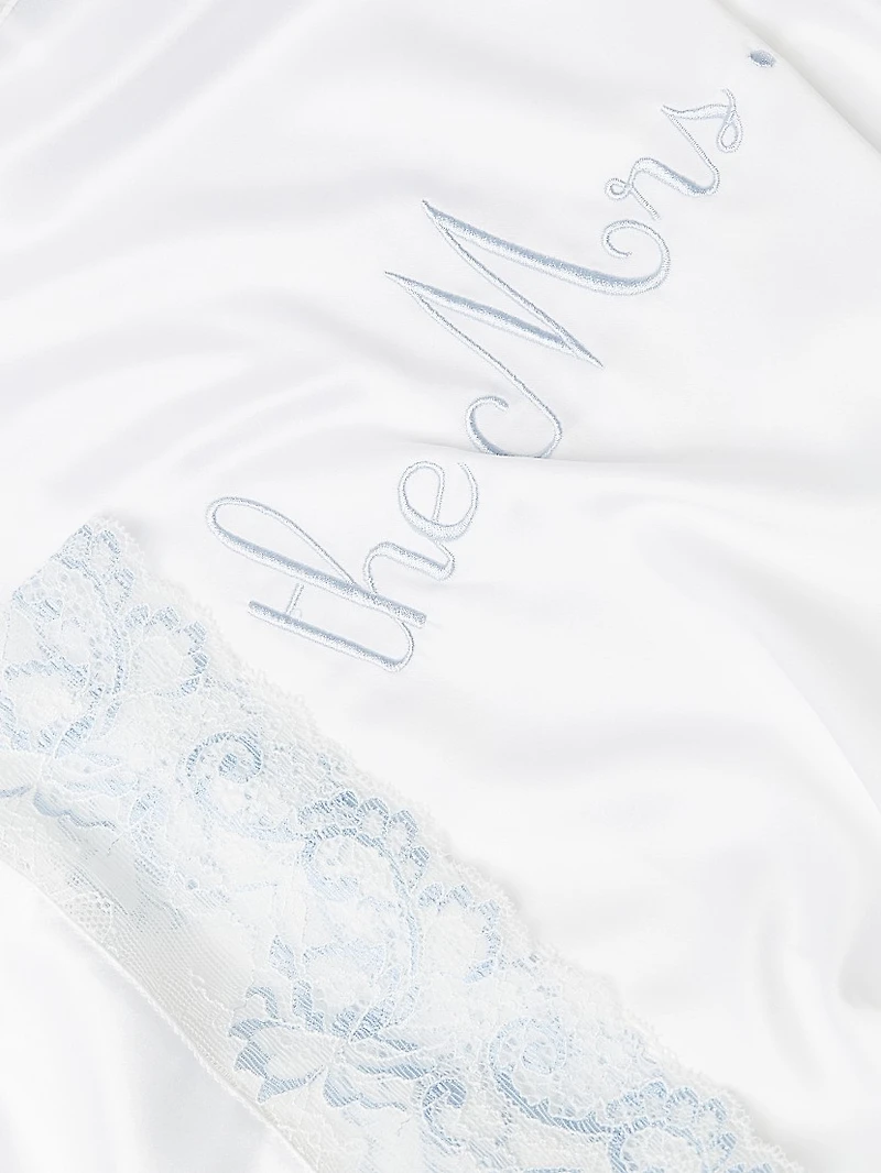 "Mrs" Bridal Wrap Robe