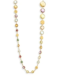 Jaipur 18K Yellow Gold & Mixed Stones Necklace