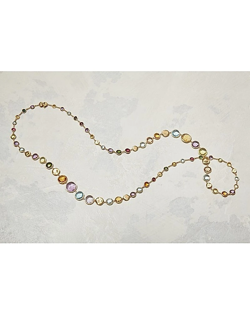 Jaipur 18K Yellow Gold & Mixed Stones Necklace