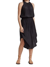 Audrey Blouson Midi-Dress