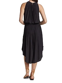 Audrey Blouson Midi-Dress