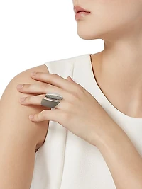 Eclisse Titanium & Diamond Ring