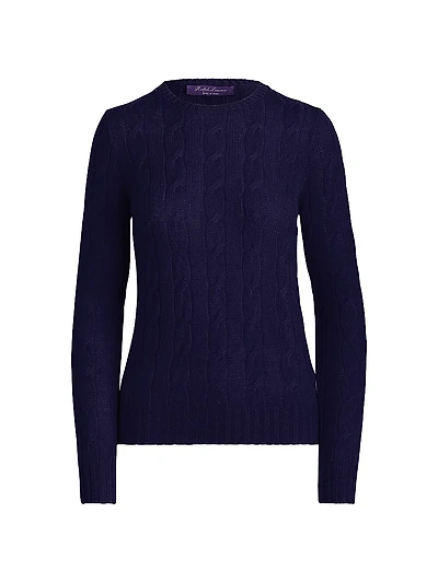 Cable Knit Cashmere Sweater