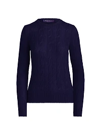 Cable Knit Cashmere Sweater