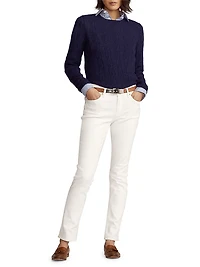 Cable Knit Cashmere Sweater
