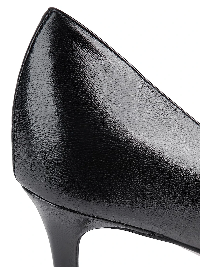 Romy 85MM Leather Pumps