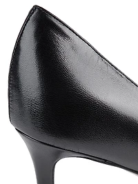 Romy 85MM Leather Pumps