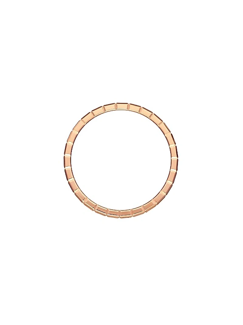 Ice Cube Diamond & 18K Rose Gold Ring