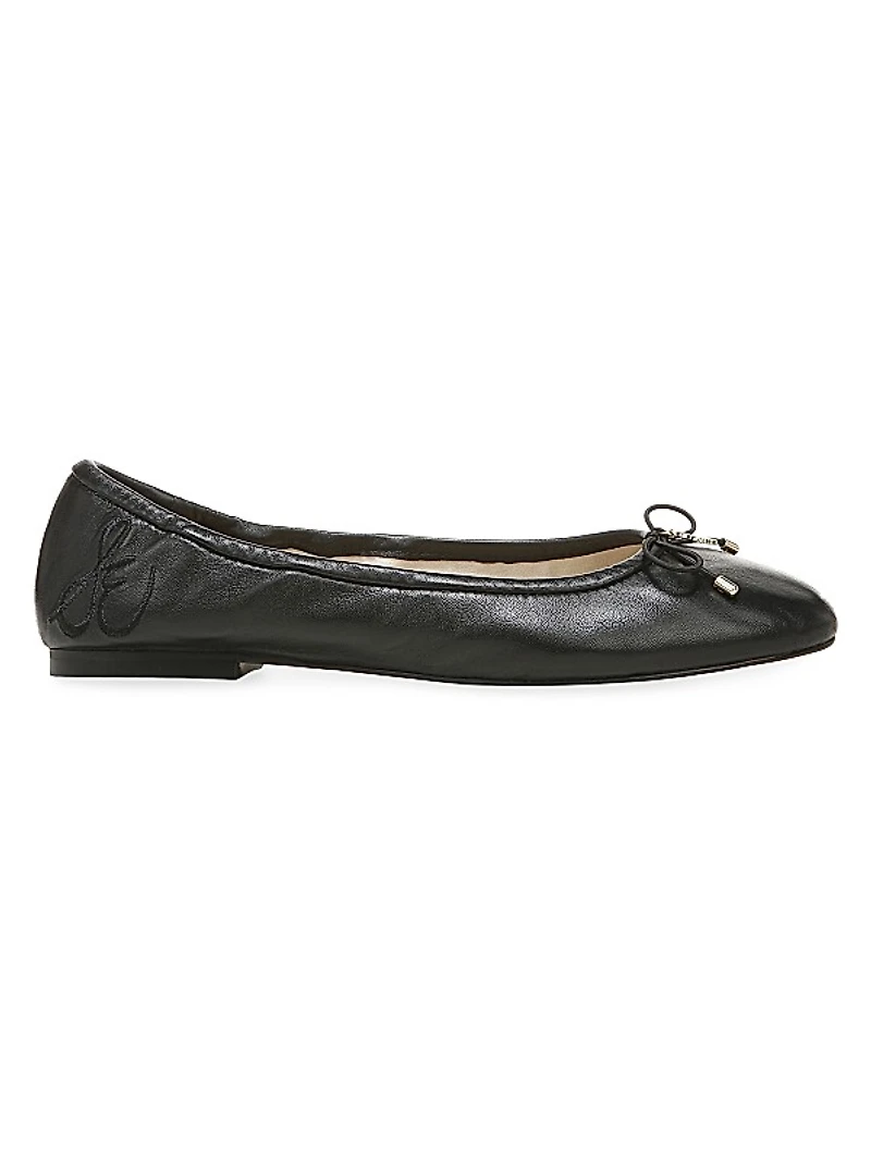 Felicia Leather Ballet Flats