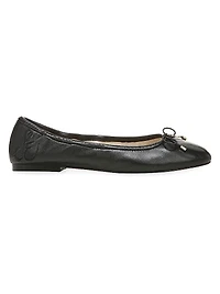 Felicia Leather Ballet Flats