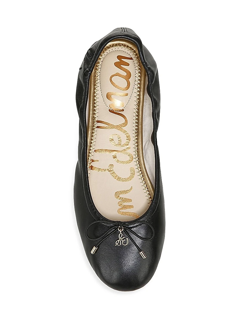 Felicia Leather Ballet Flats