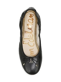 Felicia Leather Ballet Flats