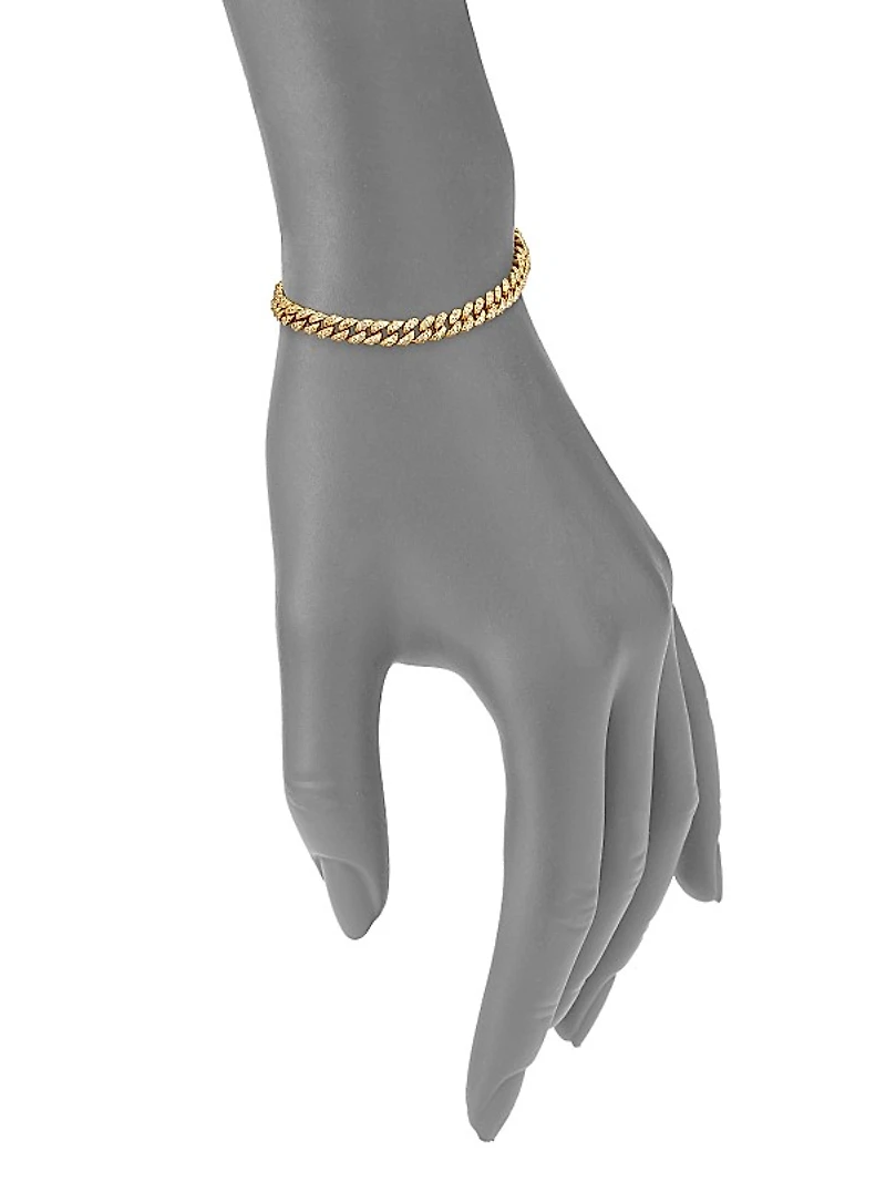 Essentials Mini Diamond Pave Link Bracelet