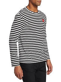 Mini Heart Long-Sleeve Cotton Tee