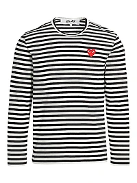 Mini Heart Long-Sleeve Cotton Tee