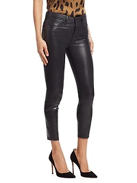 Margot Skinny Mid-Rise Ankle Coated Jeans