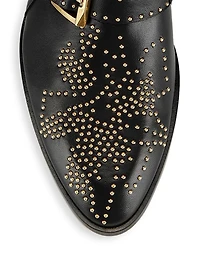 Susanna Studded Leather Ankle Boots