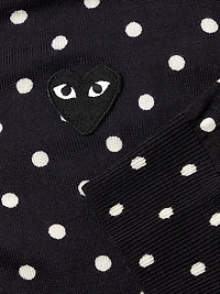 Polka Dot Wool Sweater