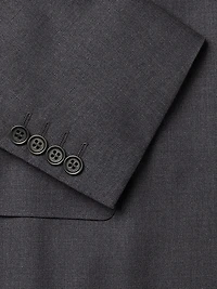 Regular Fit Solid Two-Piece Suit