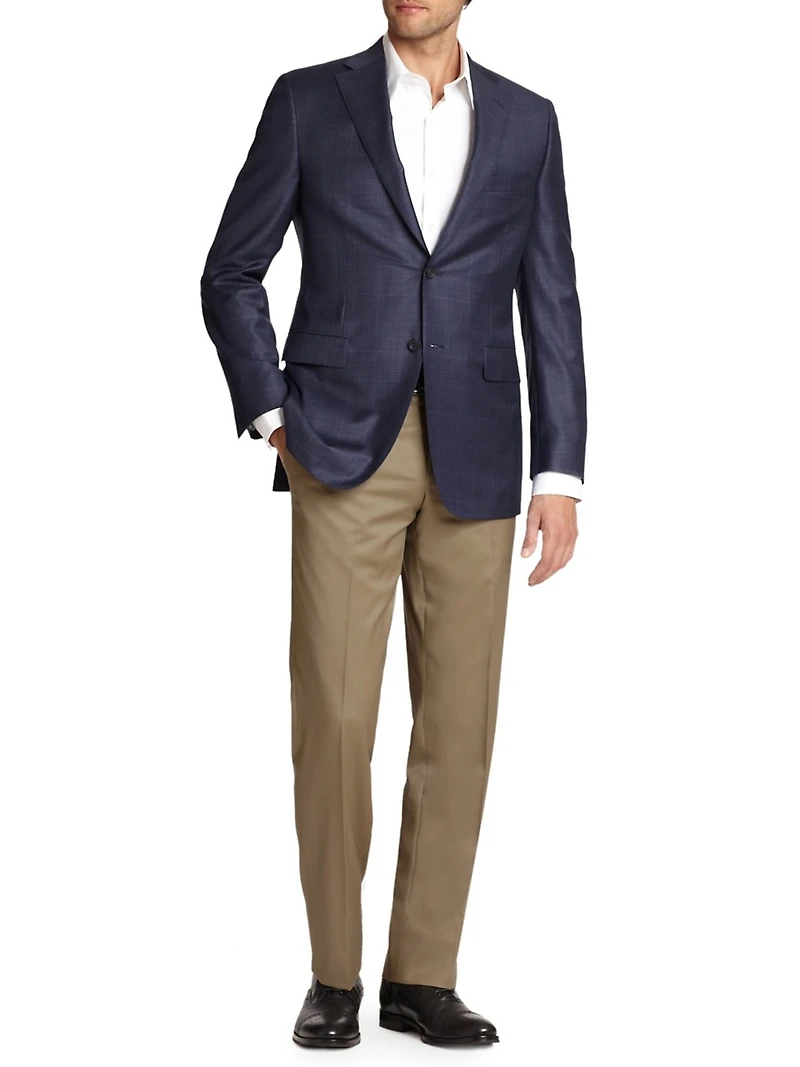 COLLECTION K-Body Wool Dress Pants