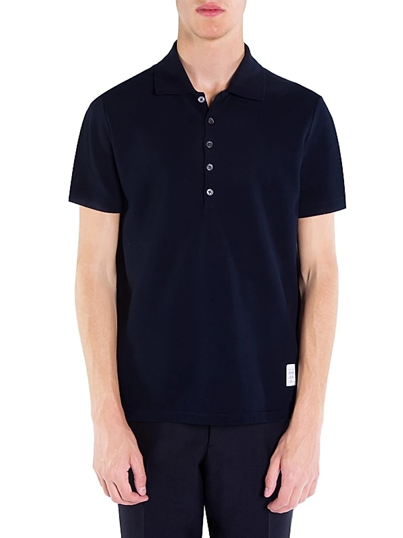 Short-Sleeve Relaxed-Fit Cotton Polo